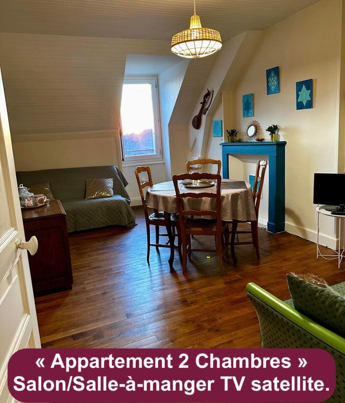 Le Chant Des Sources, Gites Et Chambres D'Hotes Avec Vue A Gimel-Les-Cascades Exterior foto